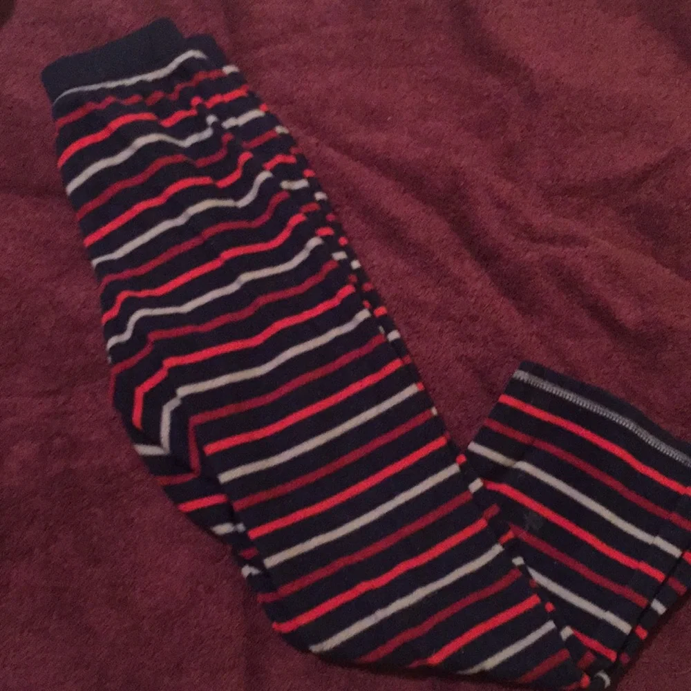 Gap Striped Fleece Pajama Pants Boys Size 10
